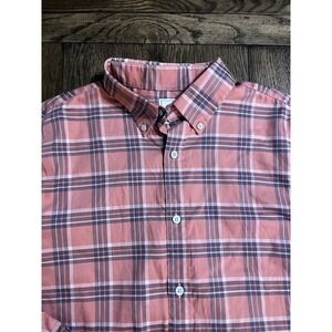 ROWM Long Sleeve Button Up Shirt Men's M Multi Color Plaid